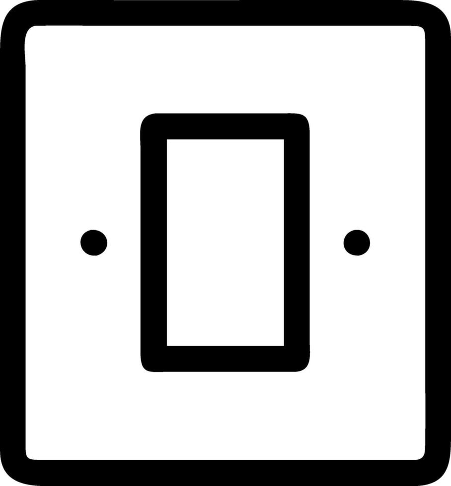 Classic Light Switch Icon Design vector