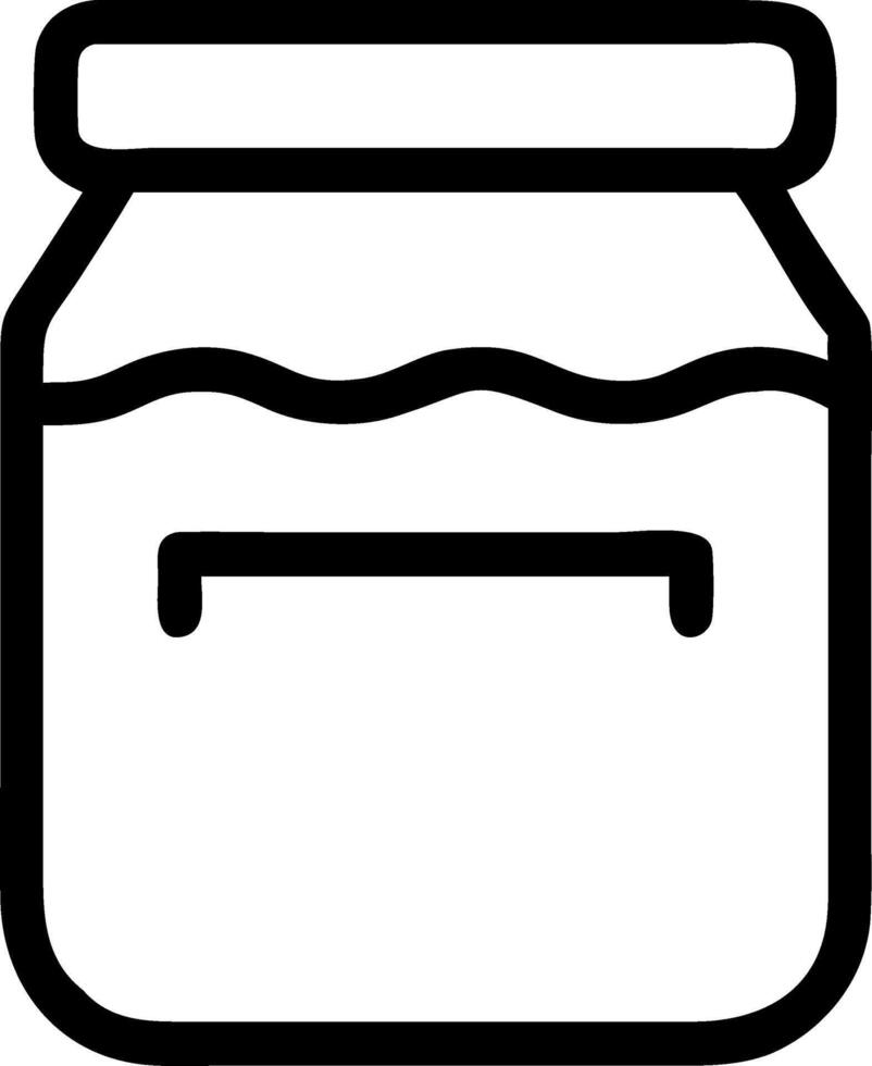 Artisan Jam Jar Icon Design vector