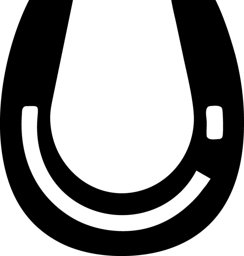 Good Luck Horseshoe Symbol vector