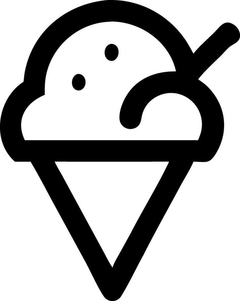 Frozen Dessert Ice Cream Icon Series vector