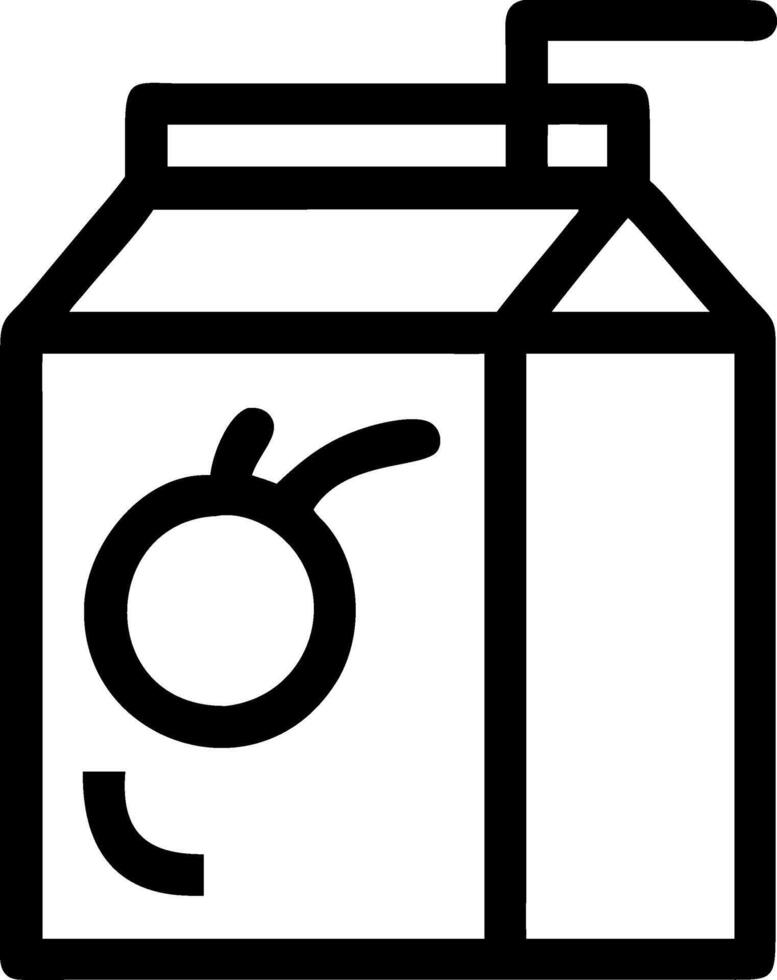Healthy Juice Box Icon Design vector