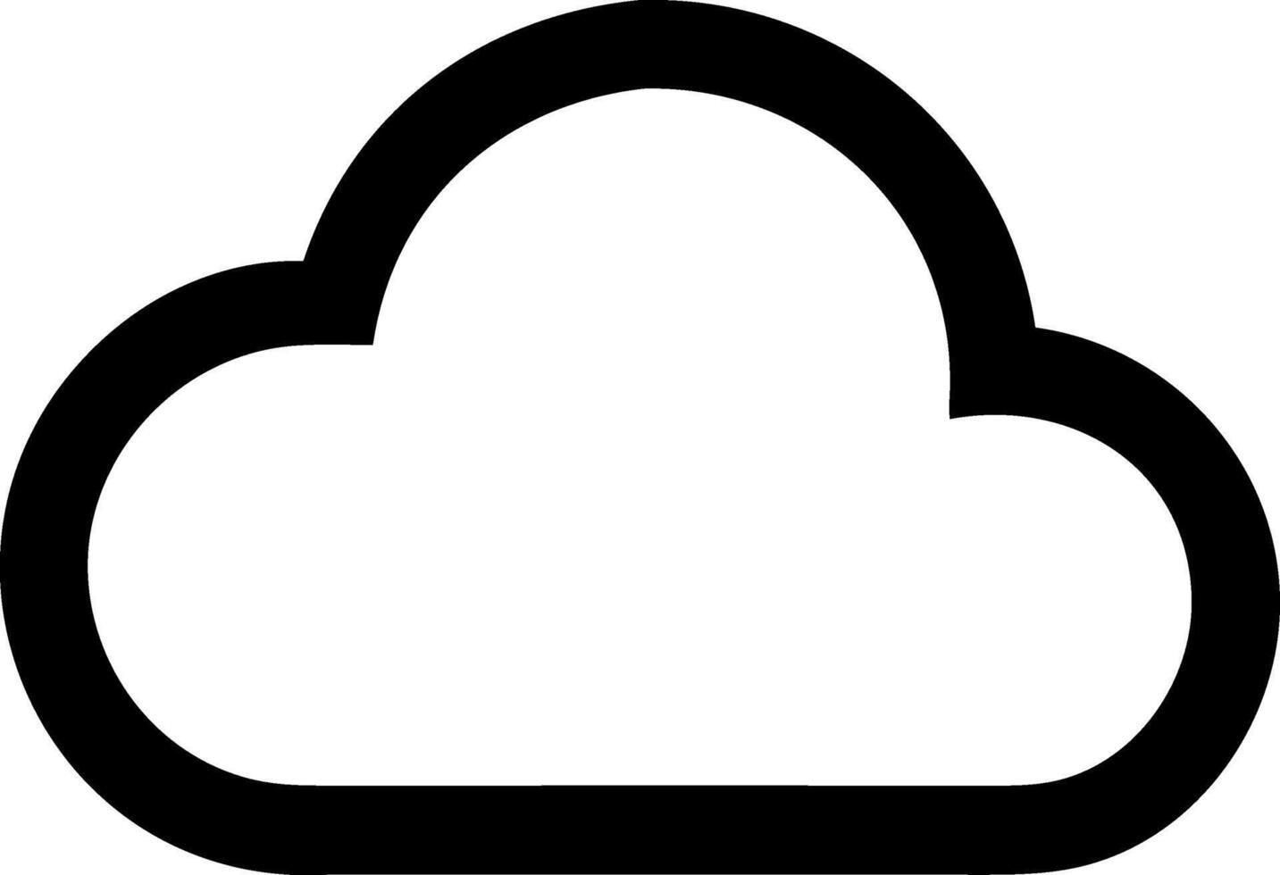 Soft Cloud Icon Design vector