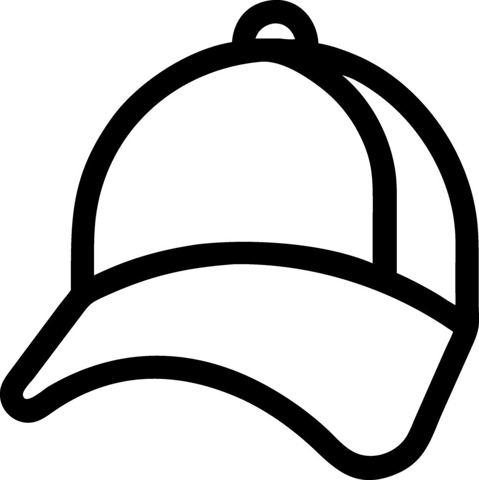 Classic Baseball Cap Icon vector