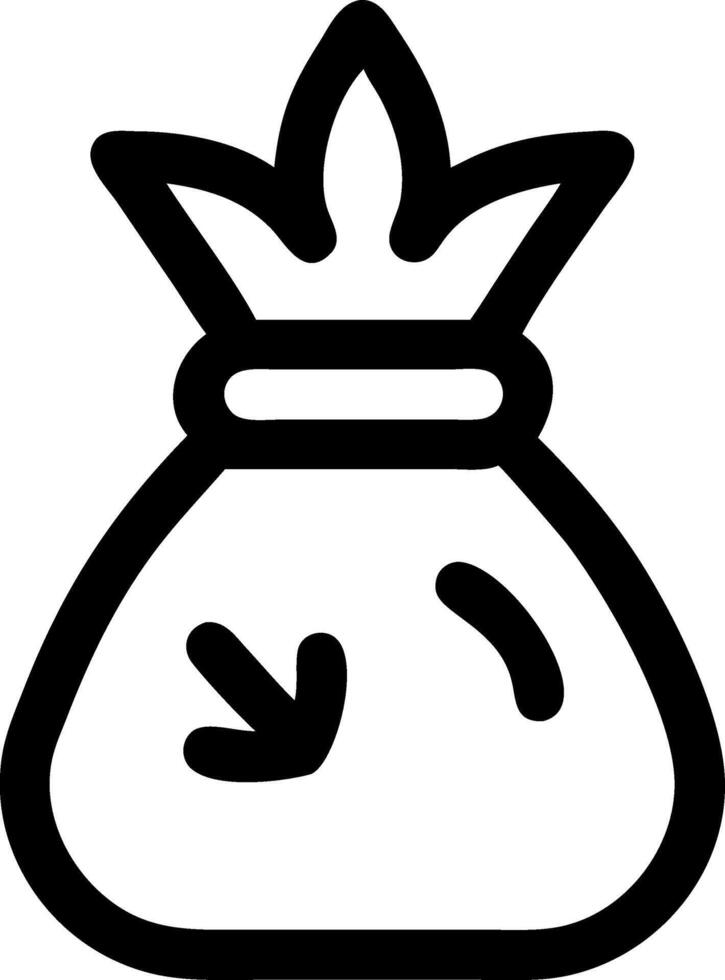 Iconic Bag of Weed Design vector