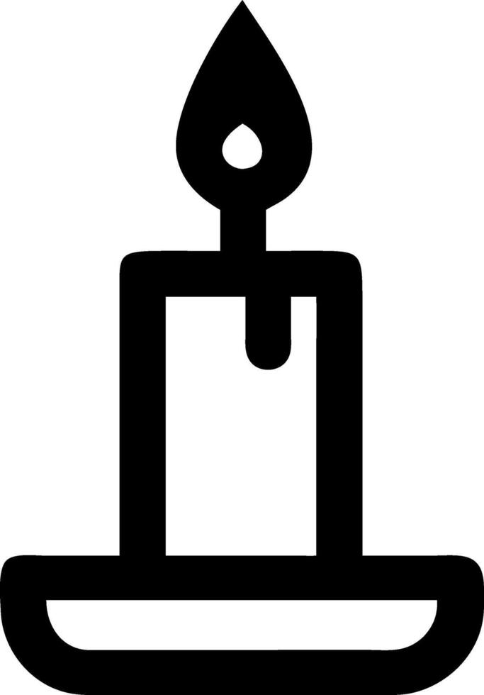 Cozy Candle Icon Design vector
