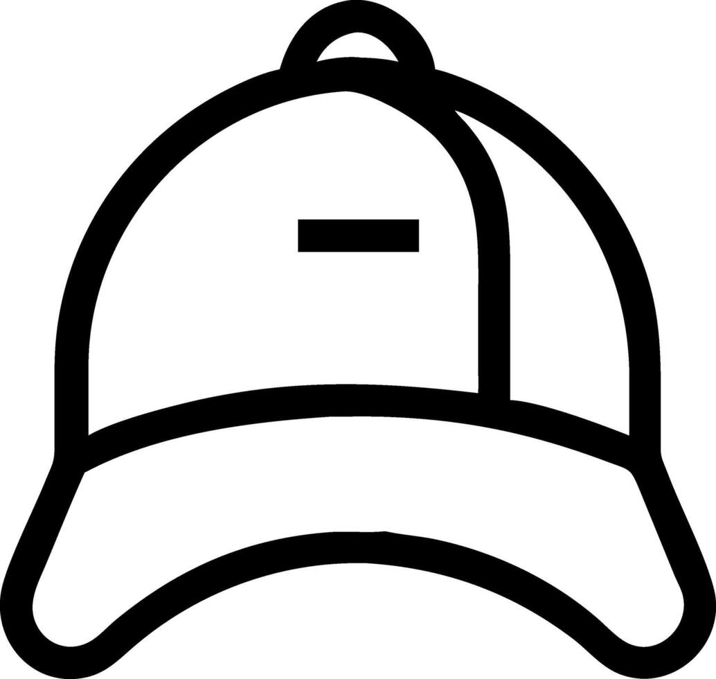 Casual Baseball Cap Icon Design vector