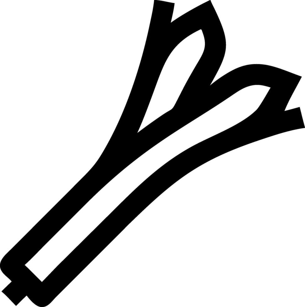 Leek and Leaves Symbol Pack vector