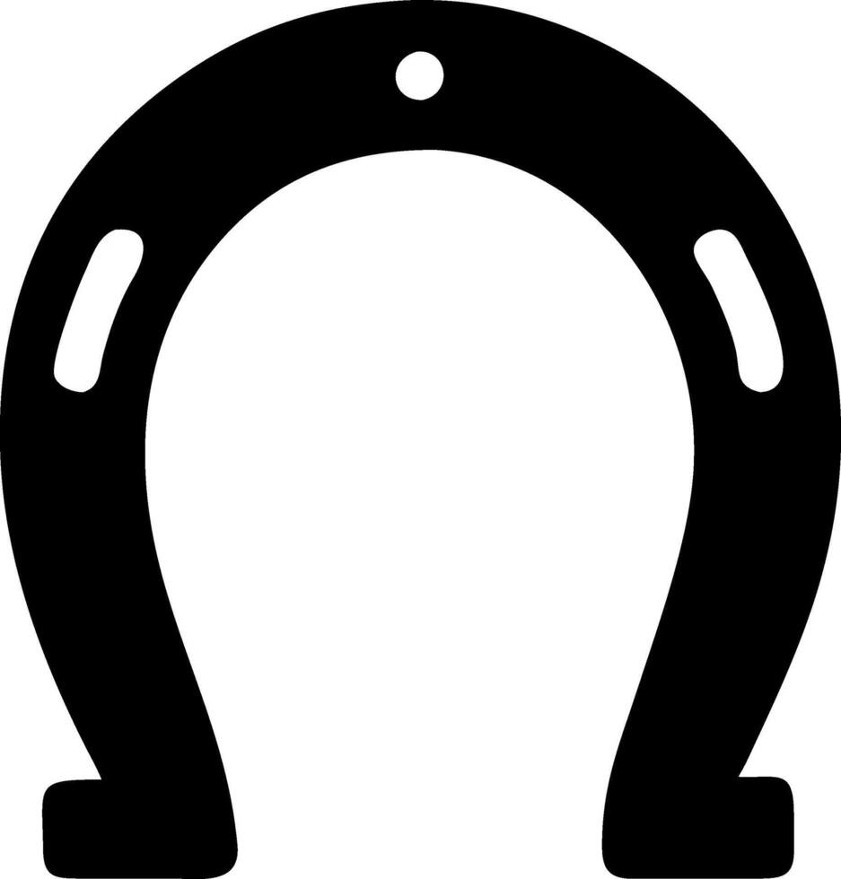 Traditional Horseshoe Icon Series vector