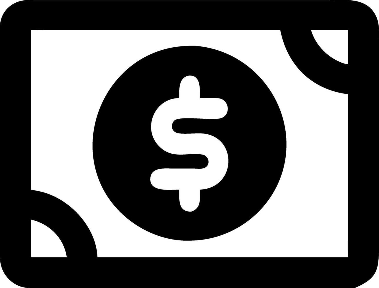 Classic Dollar Symbol Icon vector
