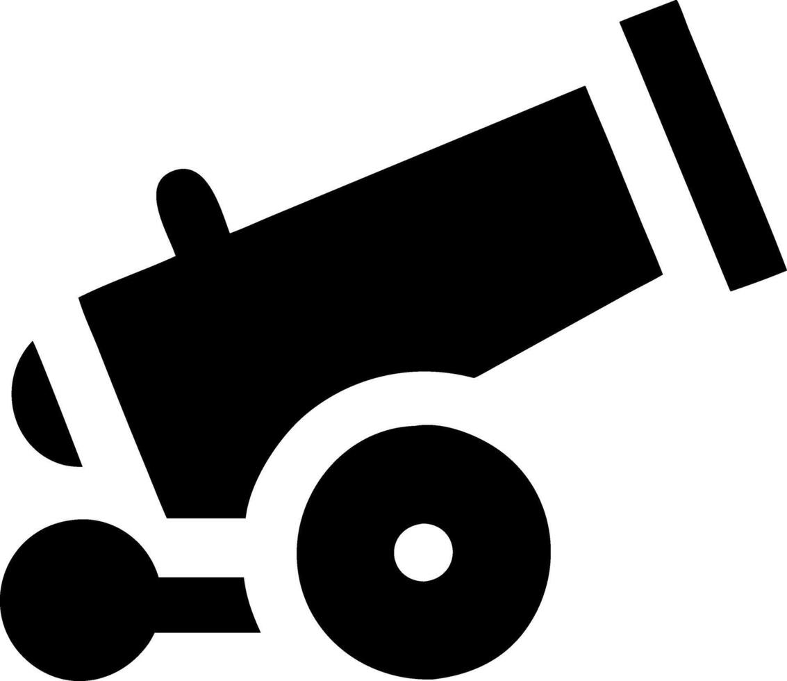 Icon of a Cannon Leg vector
