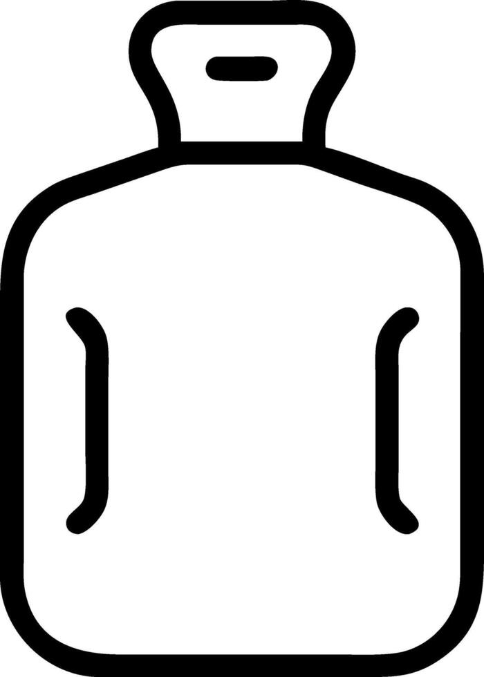 Thermal Hot Water Bottle Icon Pack vector