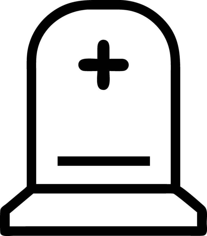 Haunted Gravestone Icon Design vector
