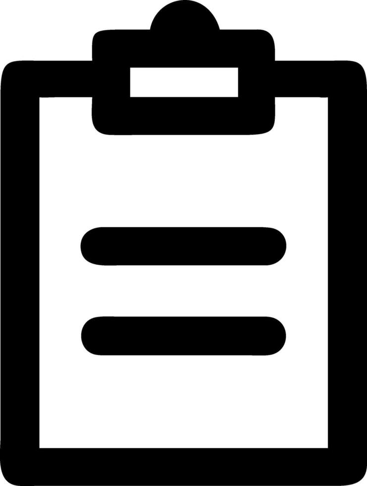Stylish Clipboard Design Icon vector