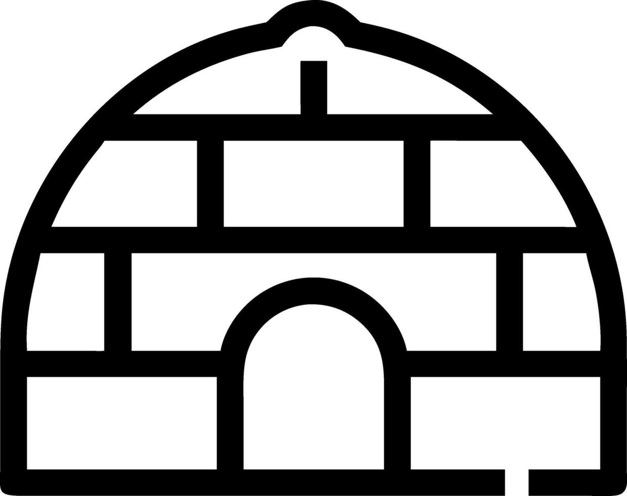 Cold Climate Igloo Symbol Pack vector