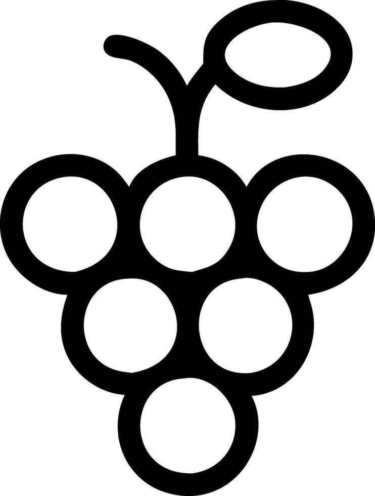 Grapes for Wine Icon Collection vector