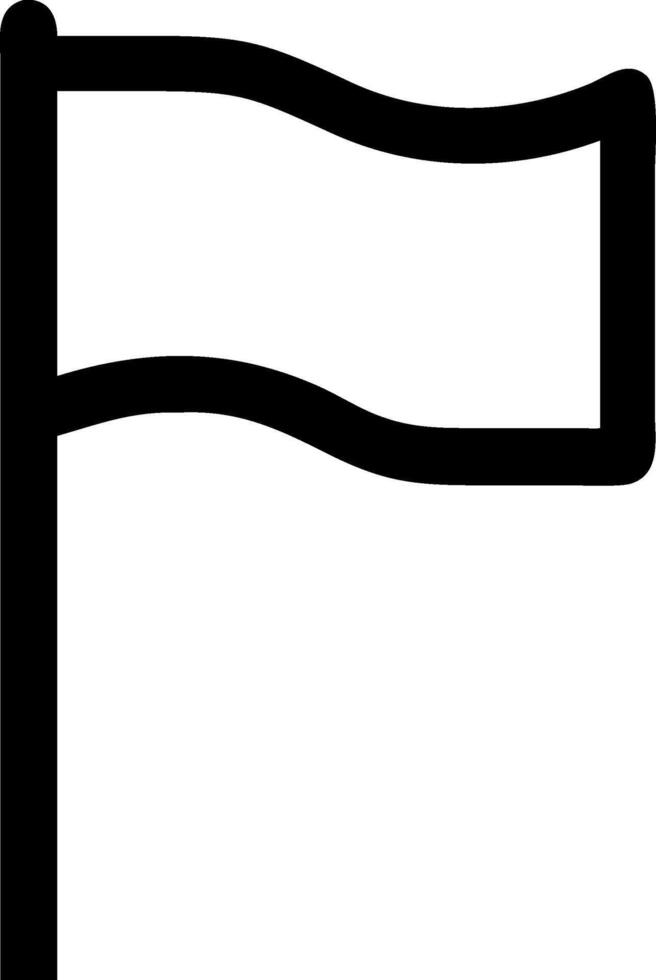 Bold Flag Icon Design vector