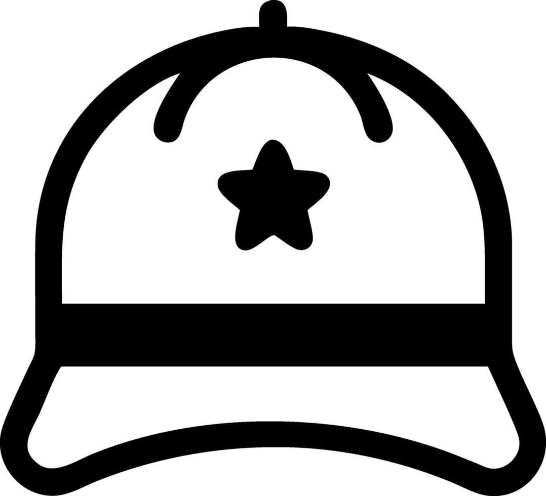 Trendy Baseball Cap Icon vector