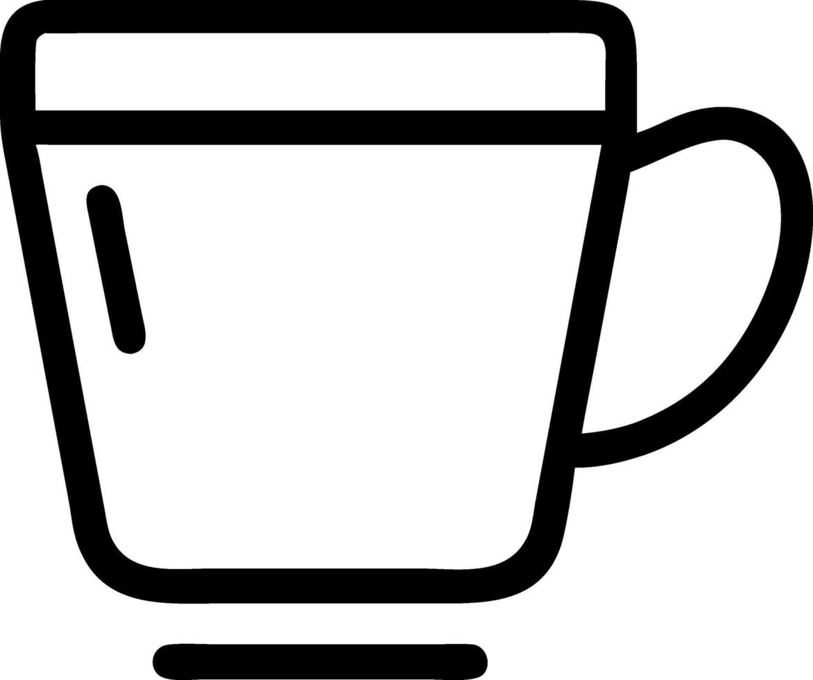 Elegant Coffee Mug Icon vector