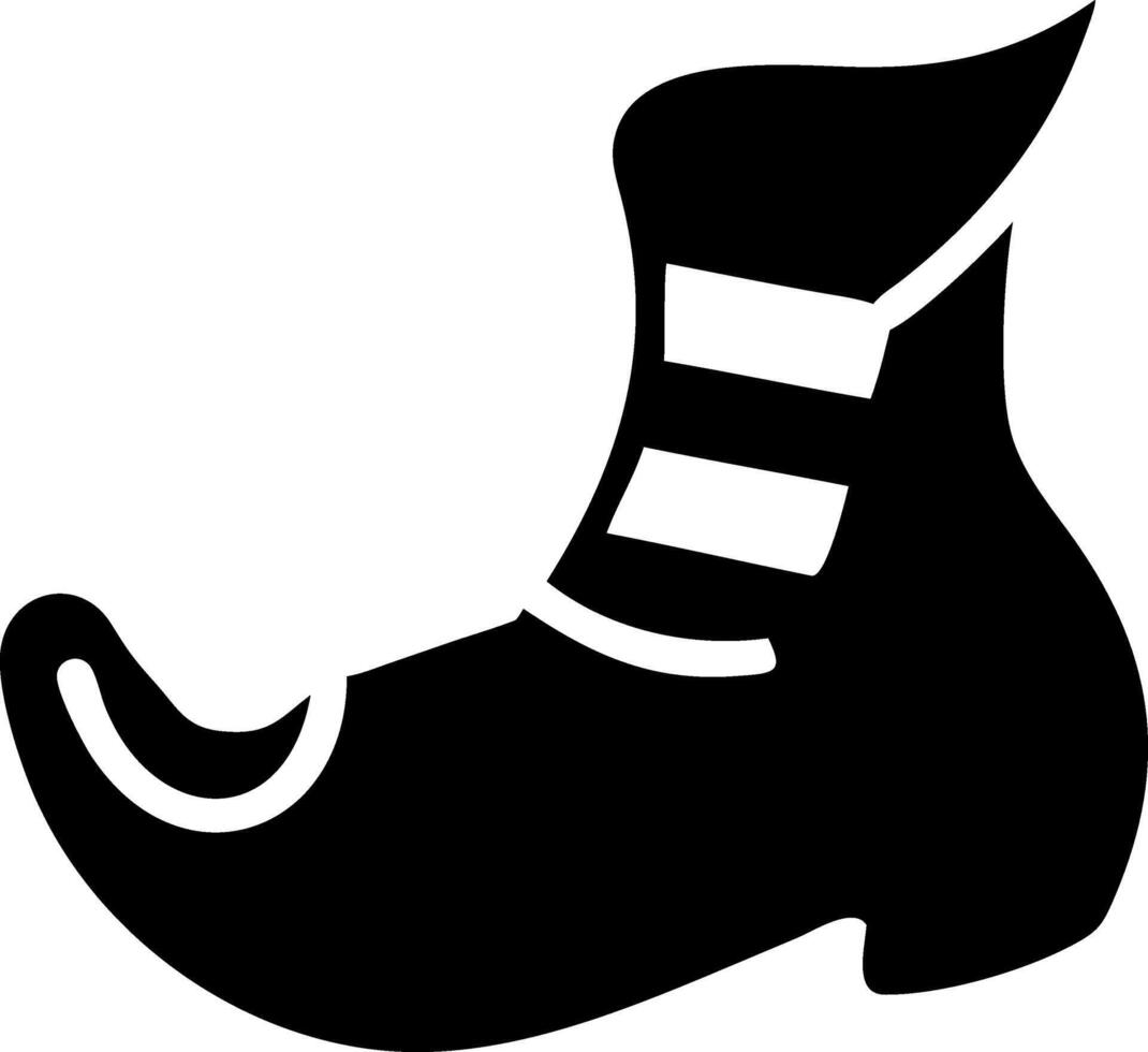 Fantasy Elf Shoe Icon vector