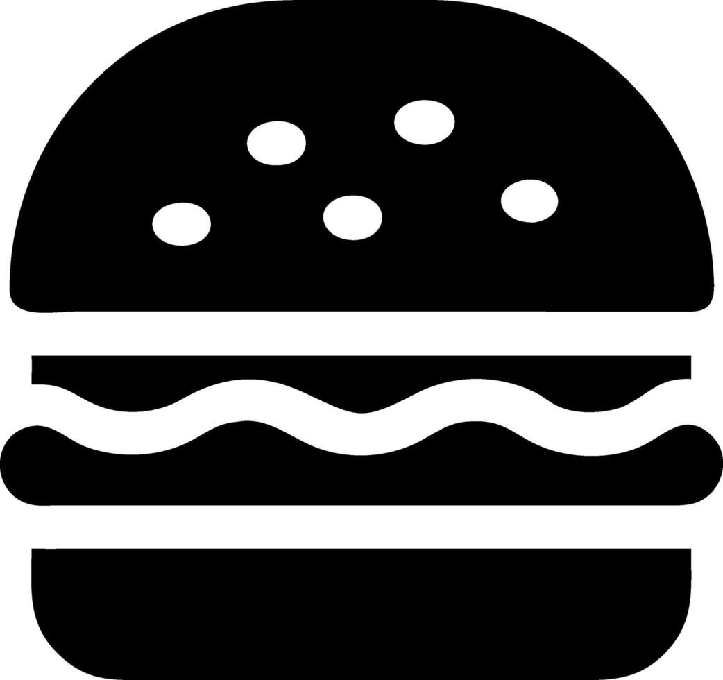 Iconic Burger Design vector