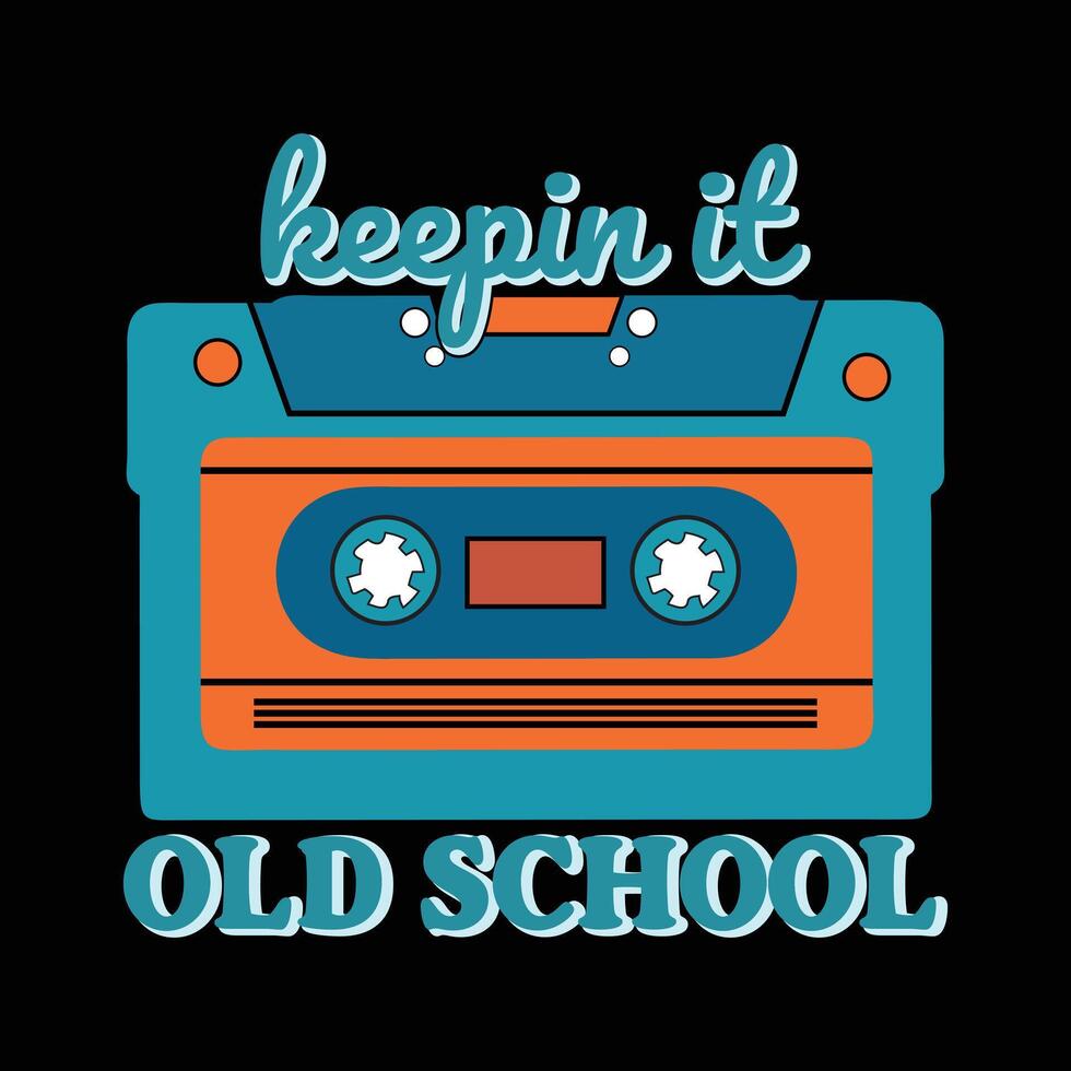 80s Vibe Design Sublimation for Classic Throwback T-shirts vector