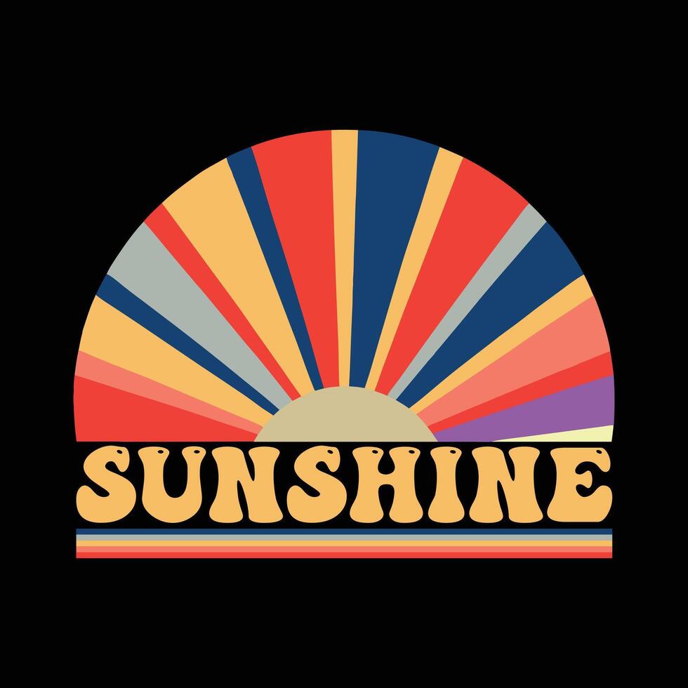 80s Vintage T-shirt Design Illustration for Bold and Fun Apparel vector
