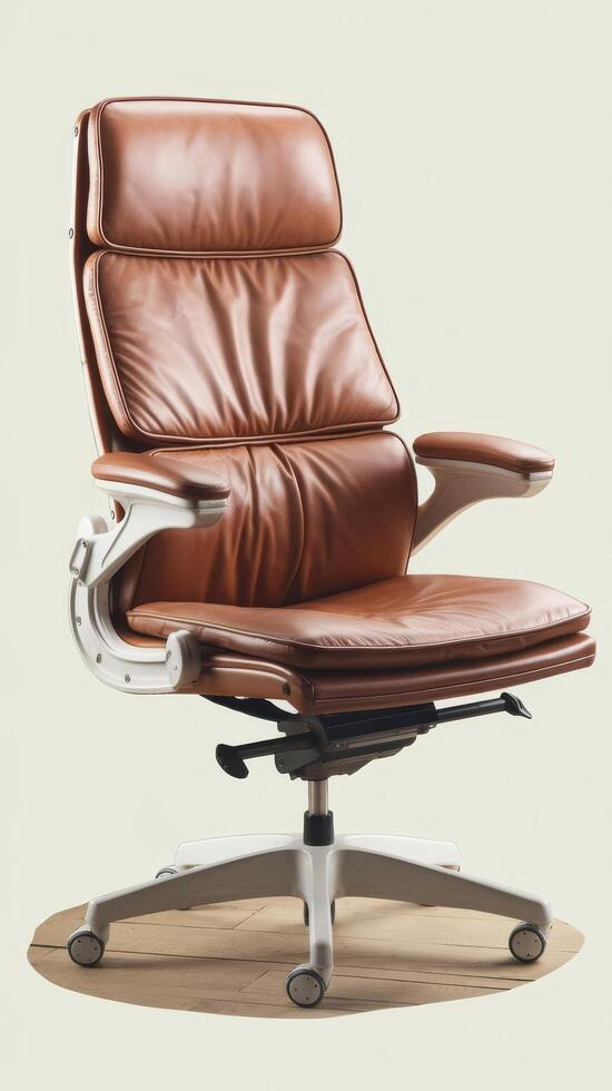 Ergonomic office swivel chr isolated on white with clipping pathxa photo