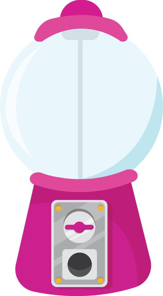 Classic Pink Gumball Machine vector