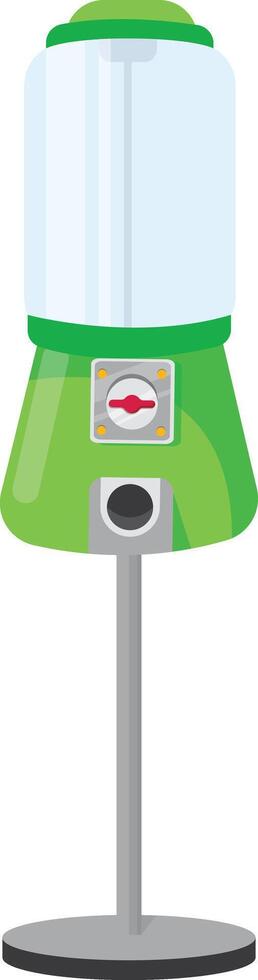 Green Standing Candy Machine vector