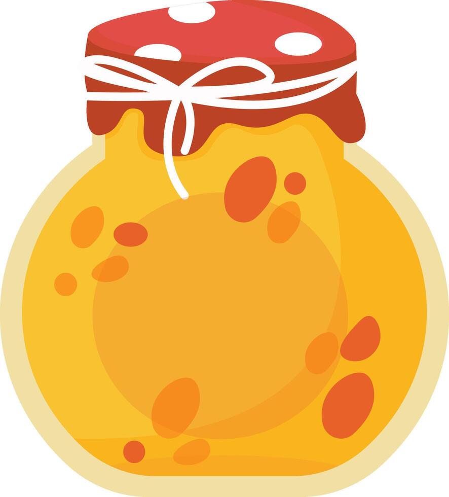 Fruit Jam Graphic Illustration Pomegranate vector