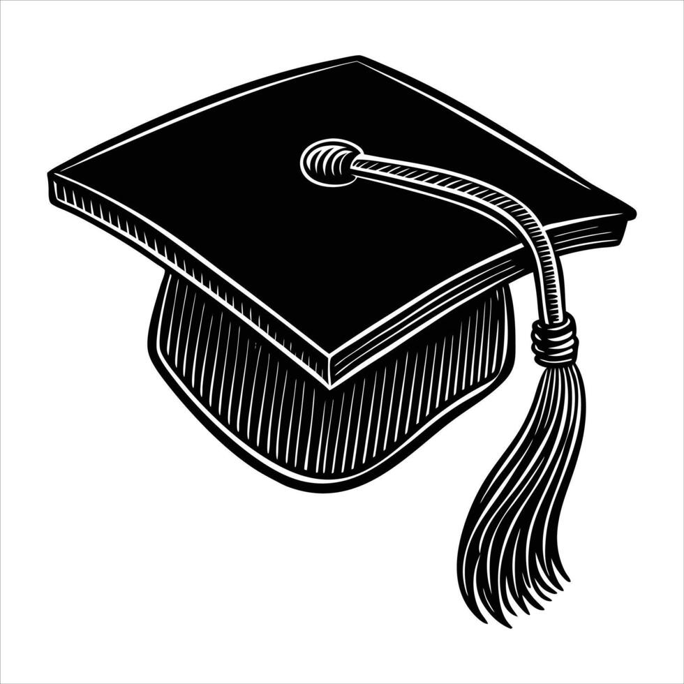 Graduation Cap Closeup vector