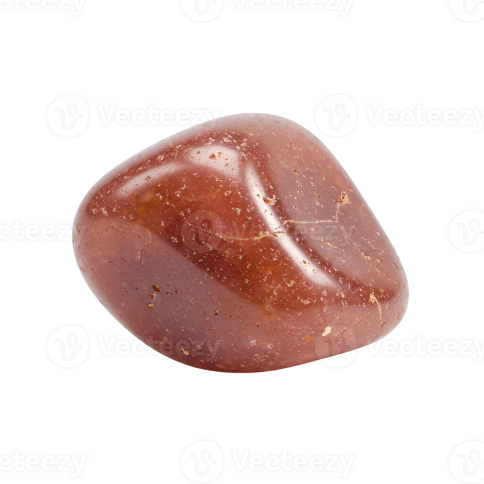 Polished Red Carnelian Tumbled Stone Natural Gem Mineral Specimen Rock Agate Brown Quartz Chakra png