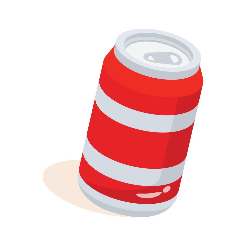 Get a glimpse of soda can icon designed in 3d style vector