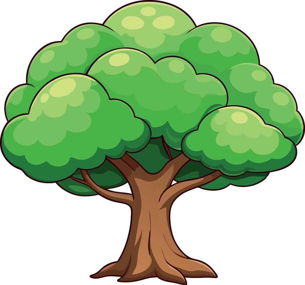 Green Tree Artwork vector