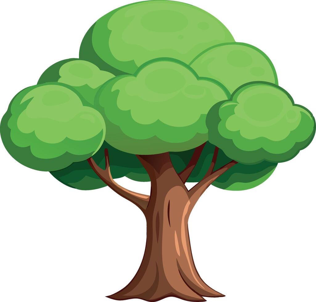 Creative Green Tree Art vector