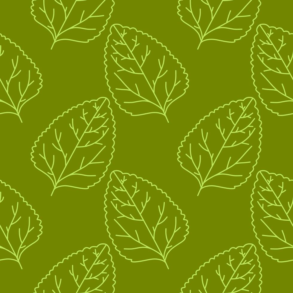 leaf pattern Seamless Elegant abstract background vector