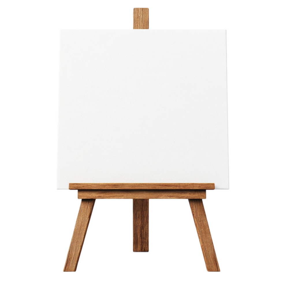 White Paper Board With Writing Hand on Transparent background png