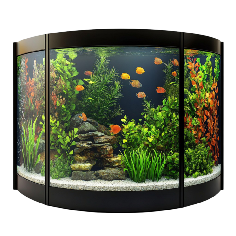 Magical Glowing Jellyfish Nightlight Aquarium Isolated Transparent Background png