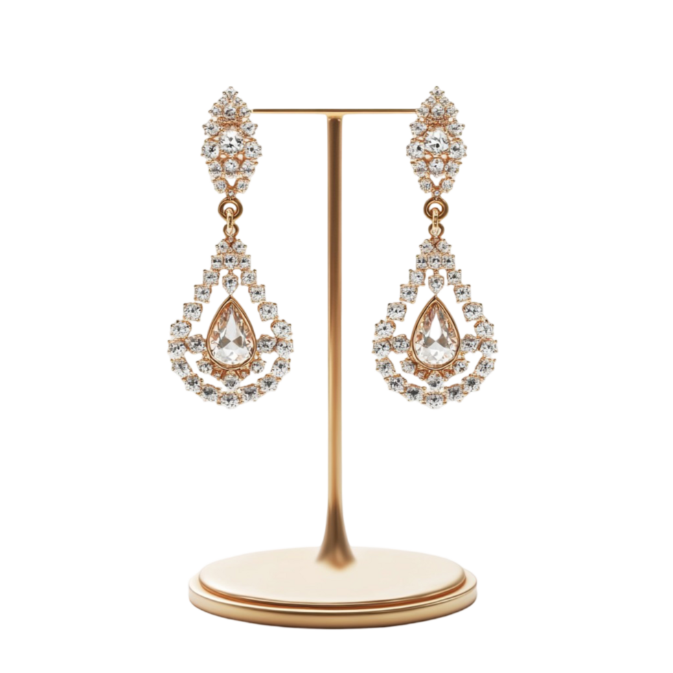 Elegant Hair Clip With Pearls And Diamonds On Transparent Background png
