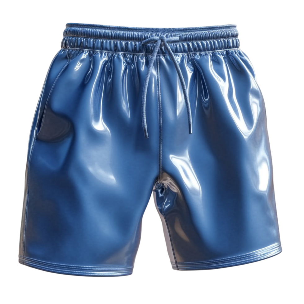 Blue Shorts Isolated Transparent Background png