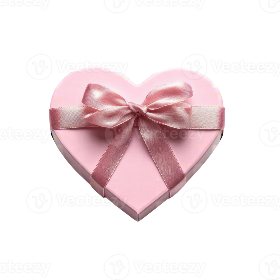 Cute Pink Heart Box for Gifts png
