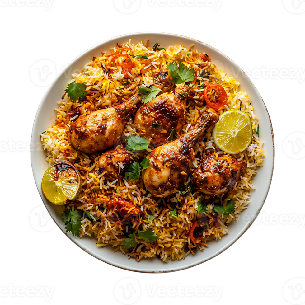 Authentic Chicken Biryani png