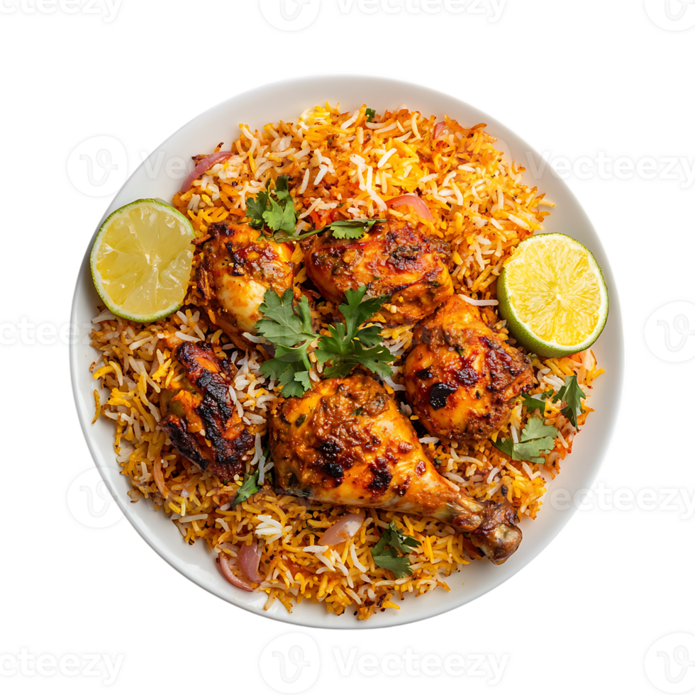 Flavorful Chicken Biryani png