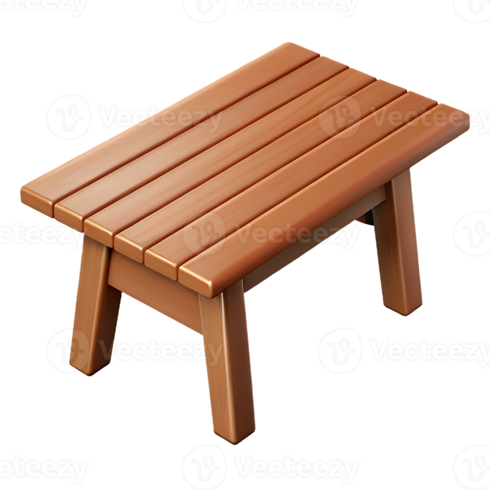 Wooden Stool for Business Purposes, High-Quality Image for Product Presentation png