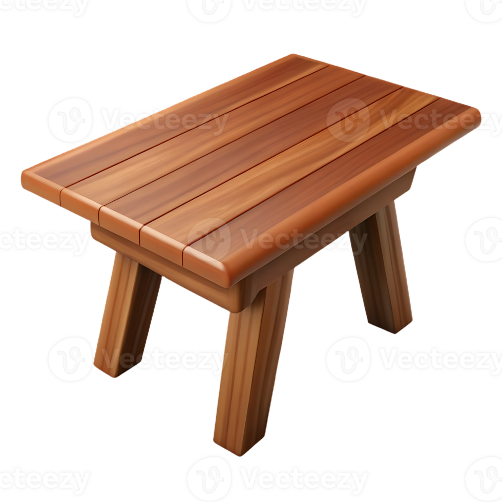 Wooden stool mockup for product placement perfect for business ads png