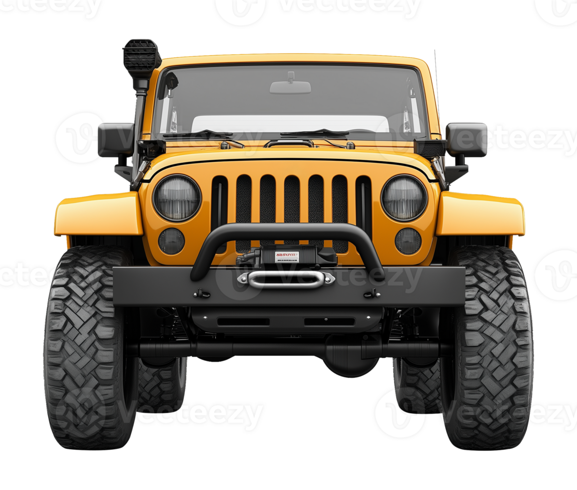 Off Road Vehicle Front View Isolated on Transparent Background png