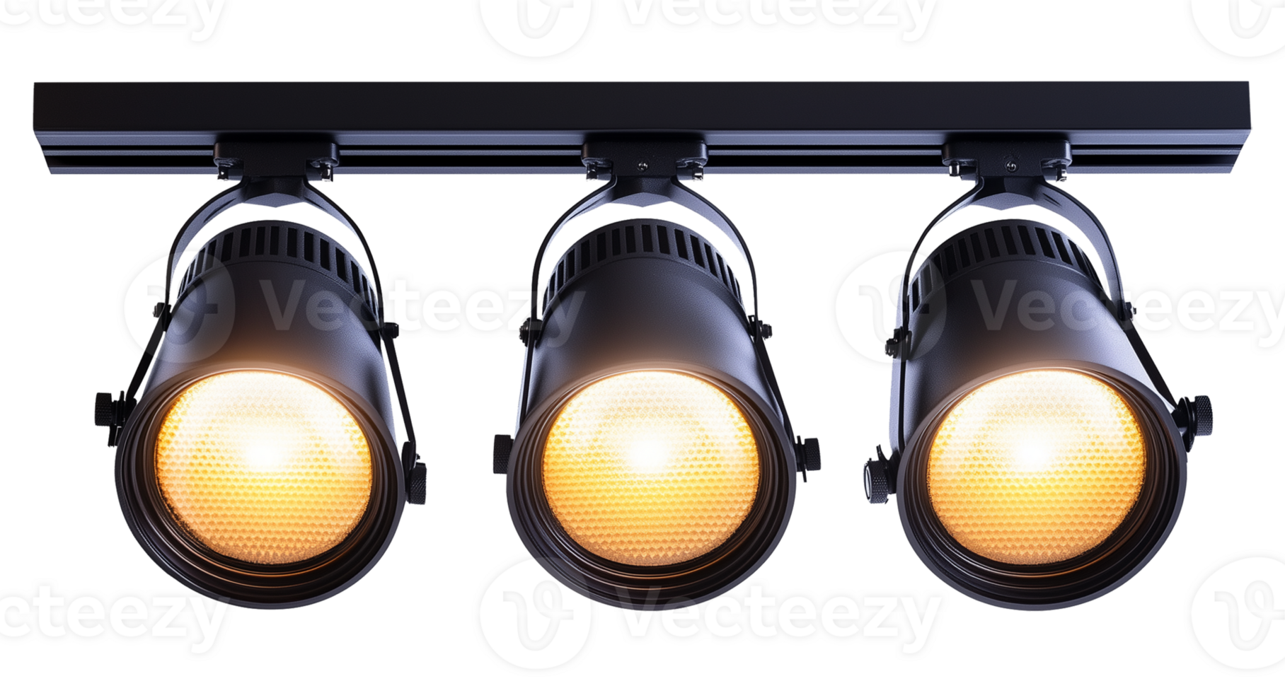 Ceiling Track Lights Isolated on Transparent Background png