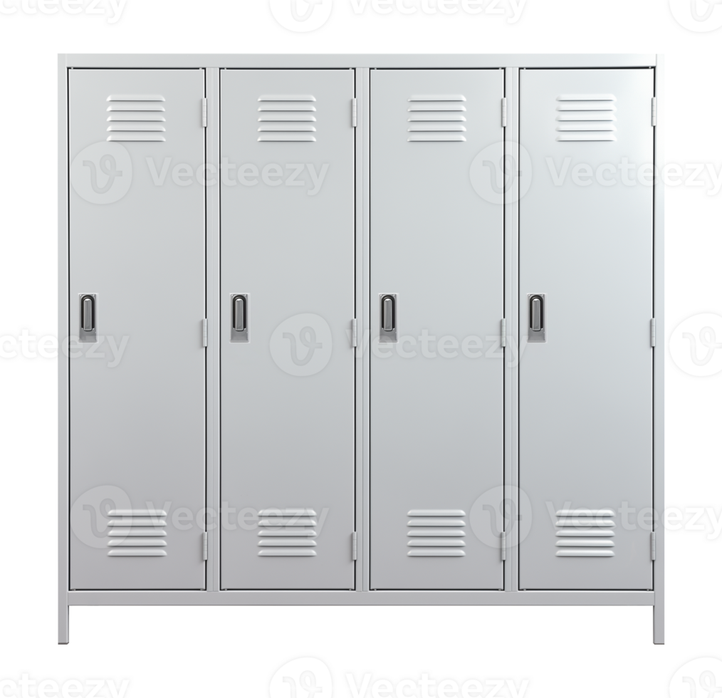 4 Door Locker Isolated on Transparent Background png