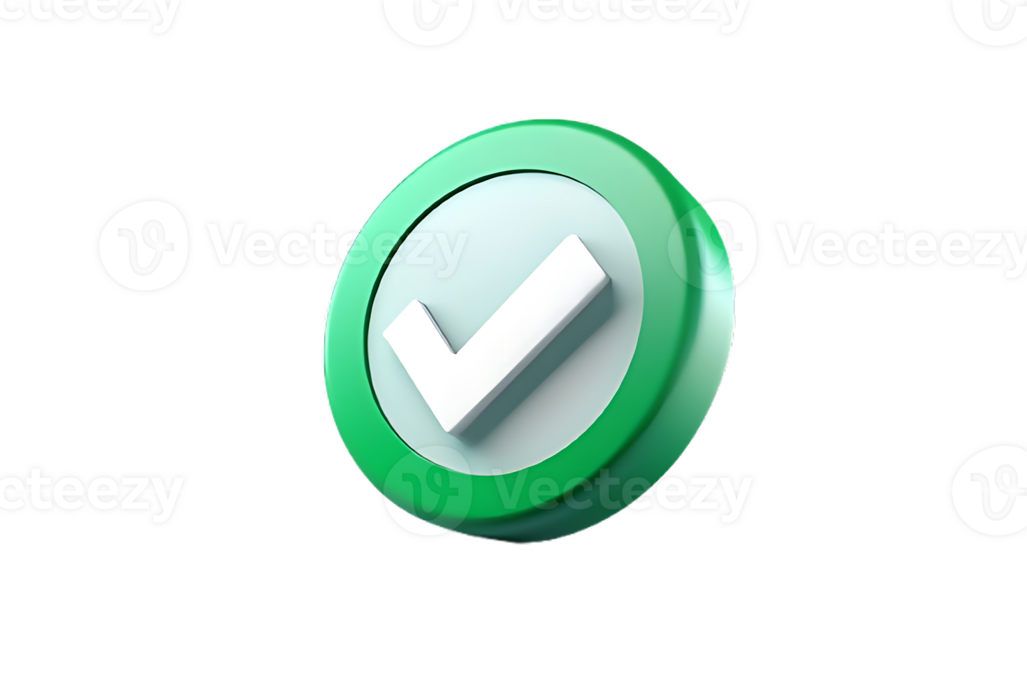 3D Green Checkmark Icon png