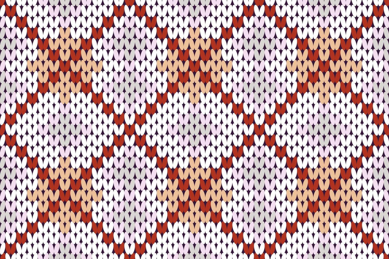 Knitting pattern, sweater. vector
